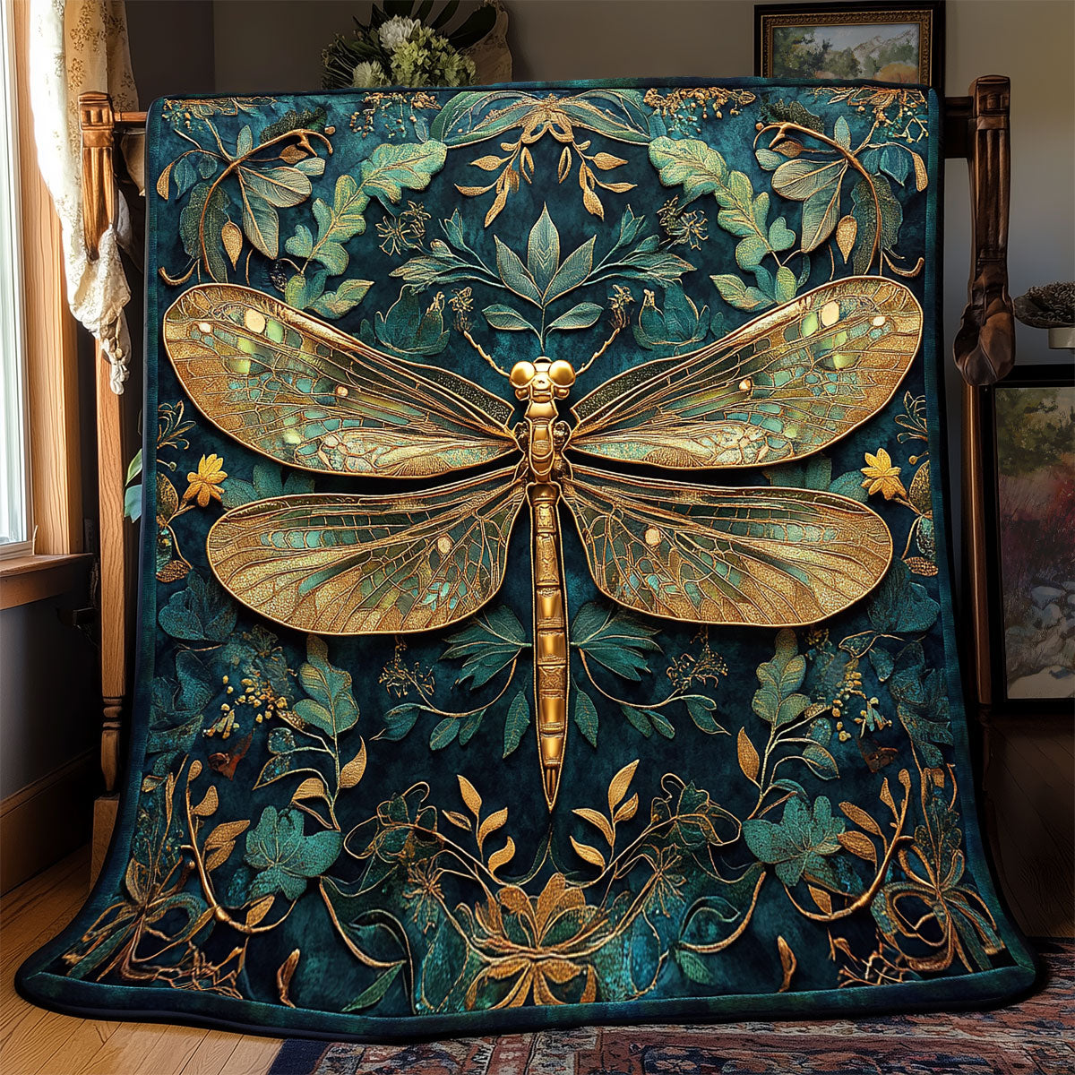 Majestic Dragonfly WX1401027CL Quilt