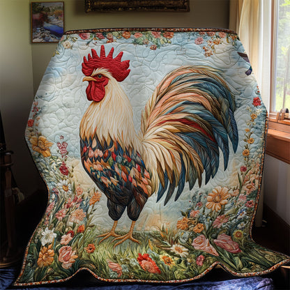 Garden Chicken WY1911072CL Quilt