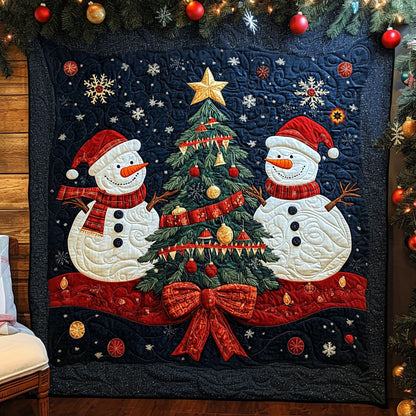 Christmas Snowman WJ1411013CL Quilt