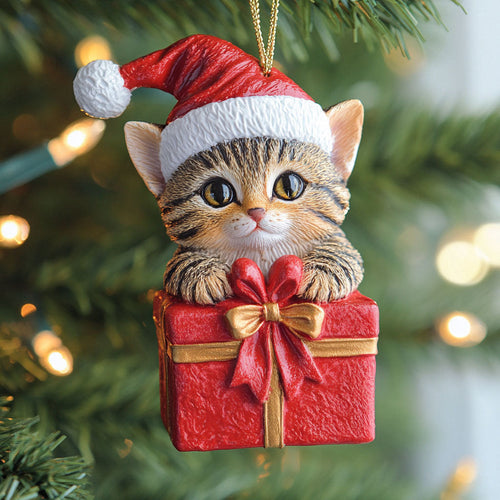 Santa Kitten CP1610017CL Christmas Ornament