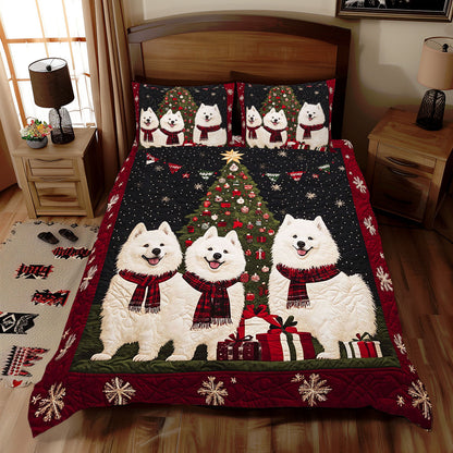 Christmas Samoyed WJ0511029CL Duvet Cover Set