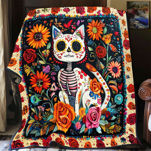 Festive Cat WX2712020CL Quilt