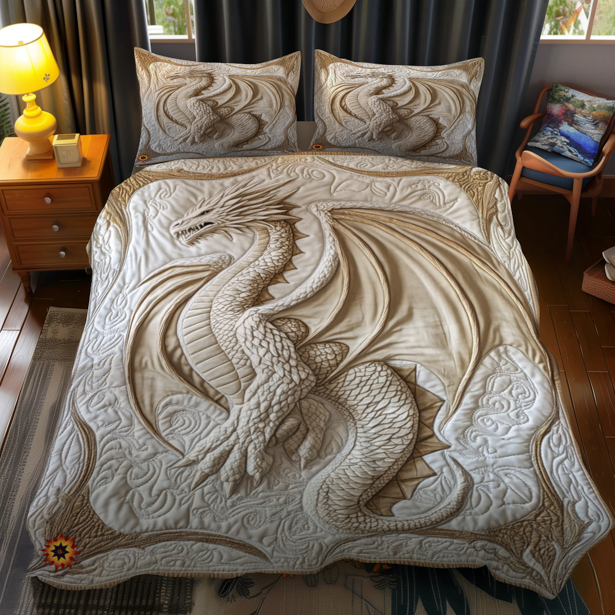 Majestic Dragon YR2612009CL Duvet Cover Set