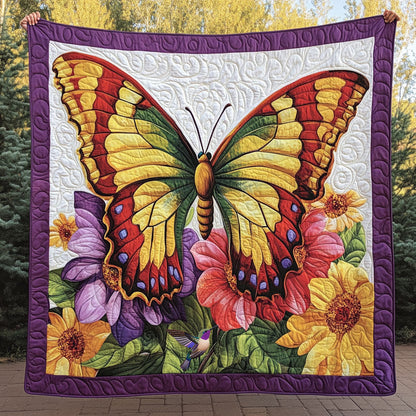 Butterfly Flower WX1710002CL Quilt