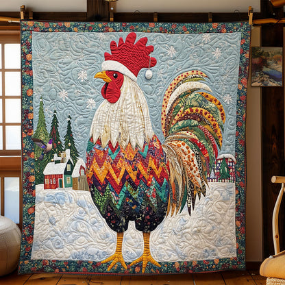 Christmas Chicken WY1311050CL Quilt