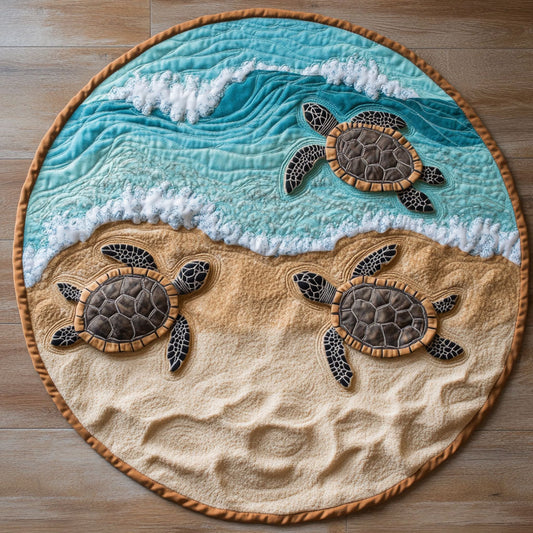 Slide To Sea CP3004009CL Quilted Round Mat