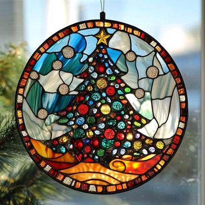 Christmas WJ2809036CL Stained Glass Suncatcher