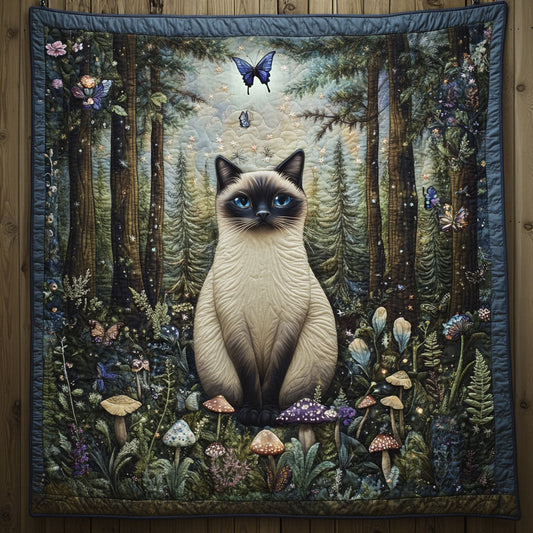 Siamese in Forest CW1206040CL Quilt