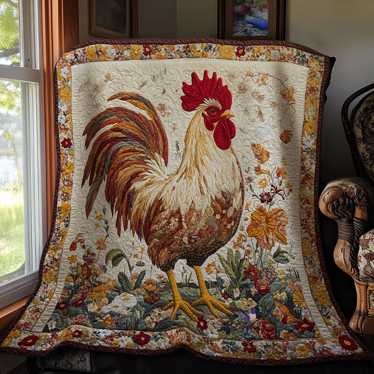 Vintage Chicken WY1911067CL Quilt