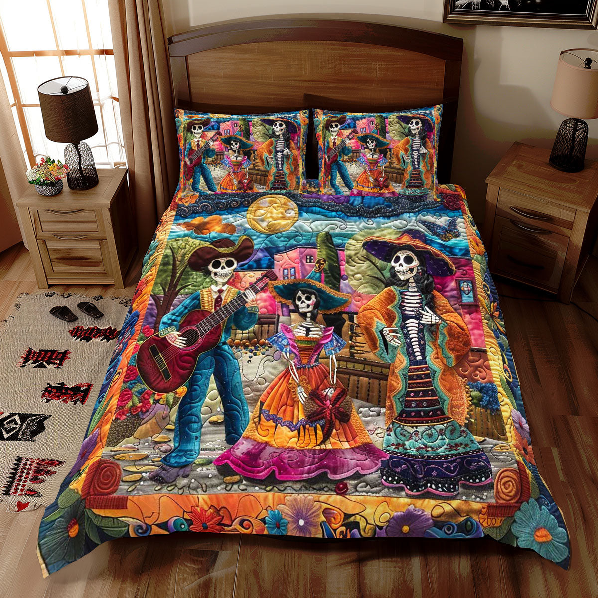 Day Of The Dead WJ2009030CL Duvet Cover Set