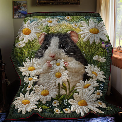 Hamster White Flower WY0412018CL Quilt