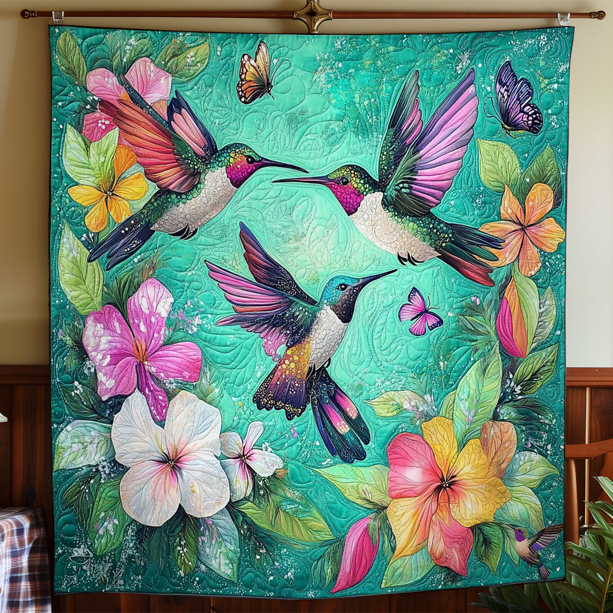Hummingbird WY1511021CL Quilt