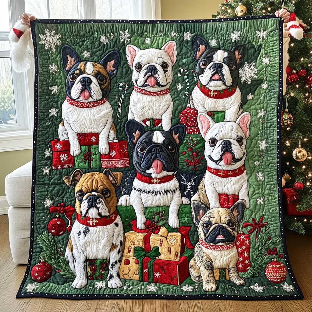 Christmas Gift Bull WP1909033CL Quilt