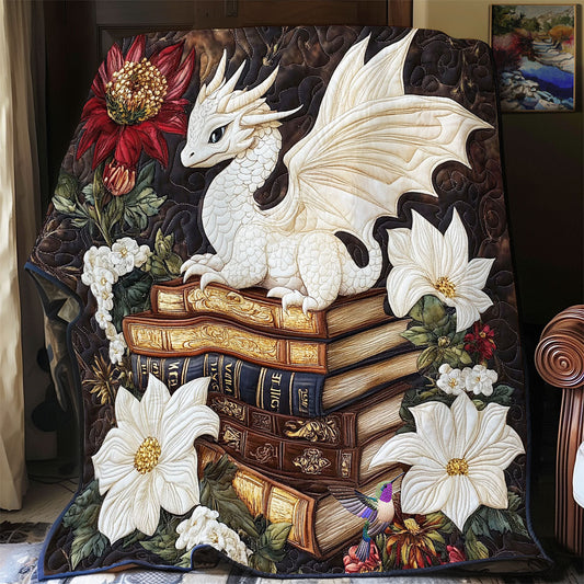 Dragon With Lilies WY2612009CL Quilt