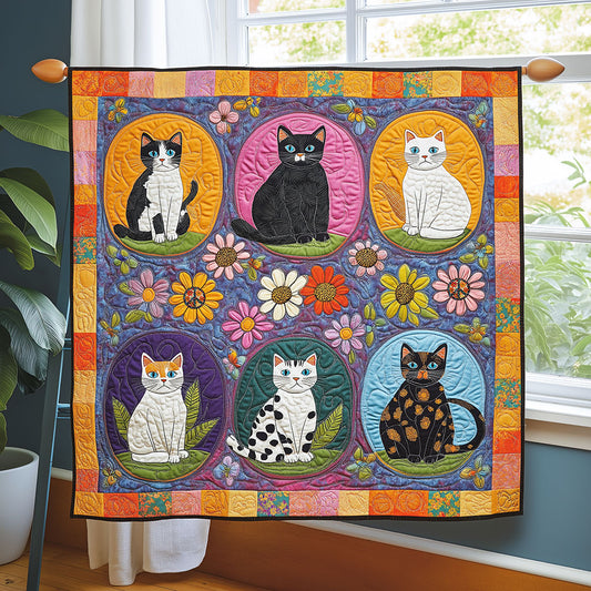 Colorful Cat WJ2711017CL Quilt