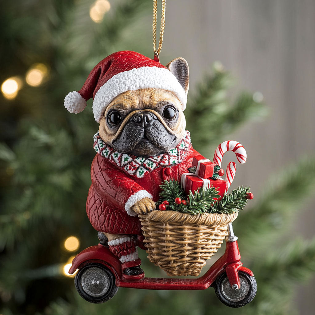 Yuletide Pup CP1510095CL Christmas Ornament