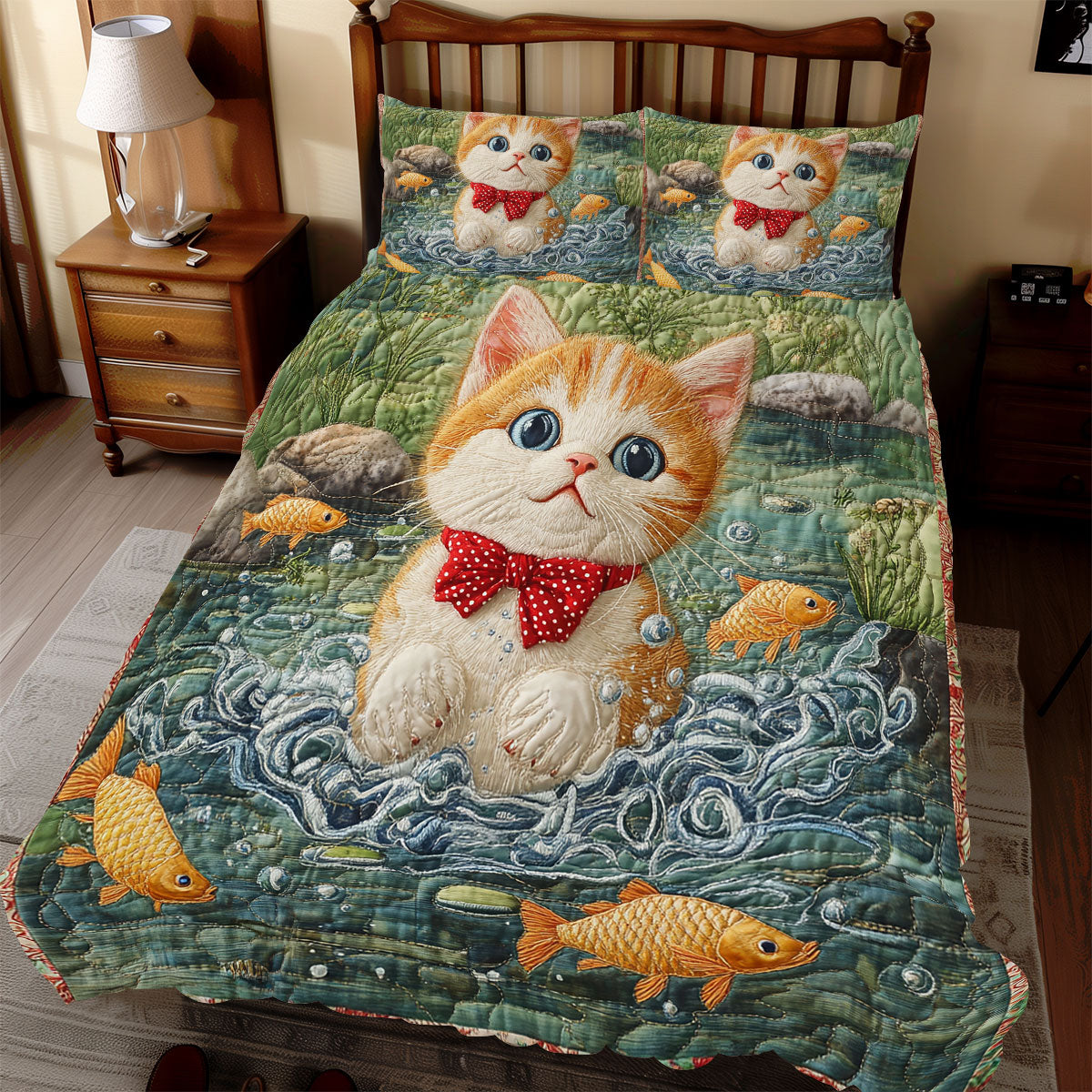 Cat Cute WX0912030CL Duvet Cover Set