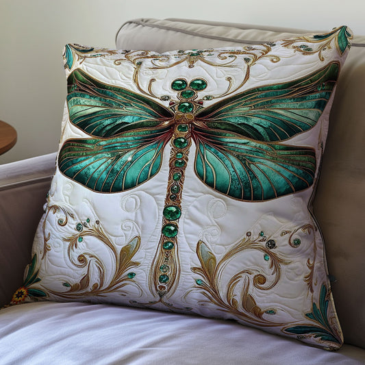 Royal Green Dragonfly WY0412092CL Quilt Pillow Case