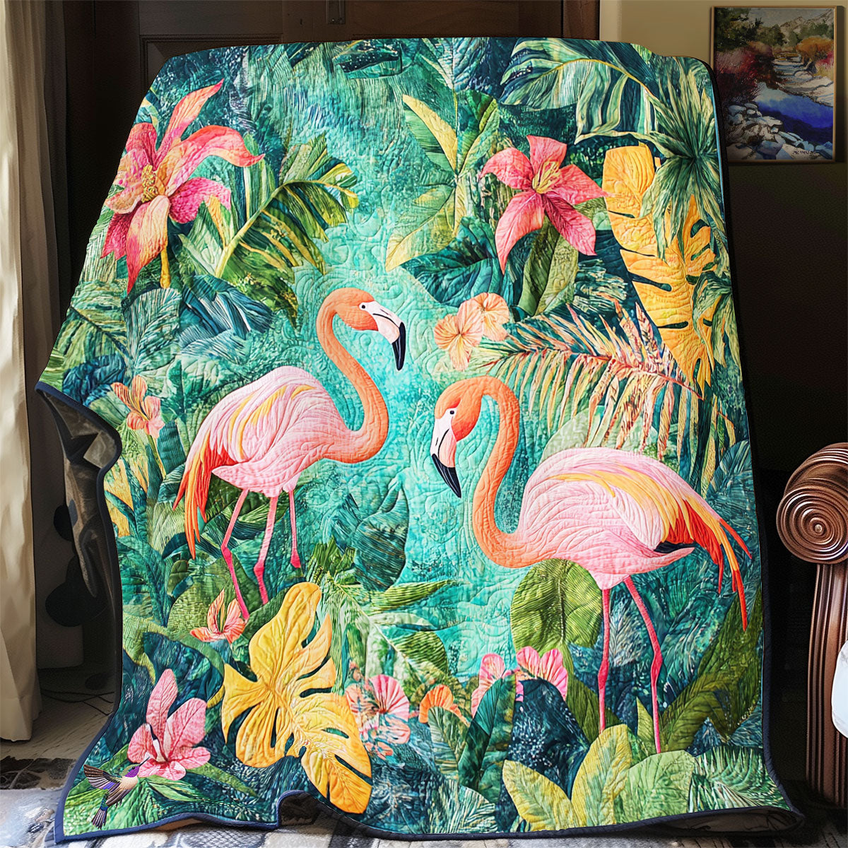 Flamingo WY1911066CL Quilt