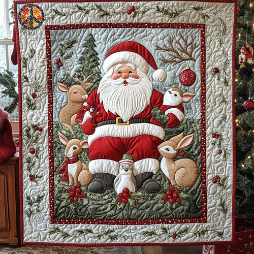 Santa's Forest WN1411001CL Quilt