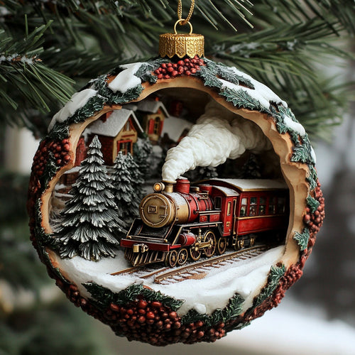 Winter Train CP1610033CL Christmas Ornament