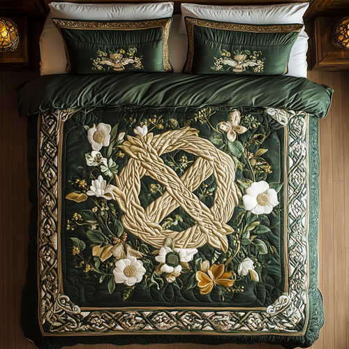 Gold Celtic Knot WY0901096CL Duvet Cover Set