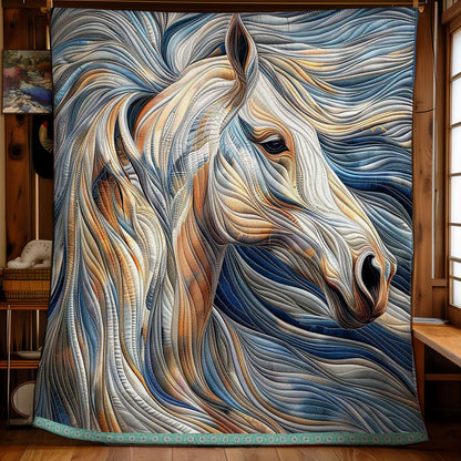 Horse Majestic Waves WN1209048CL Quilt