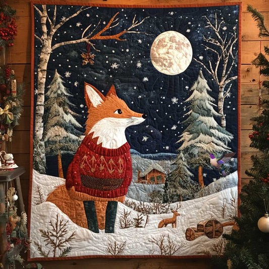 Foxy Christmas Eve WN0711021CL Quilt
