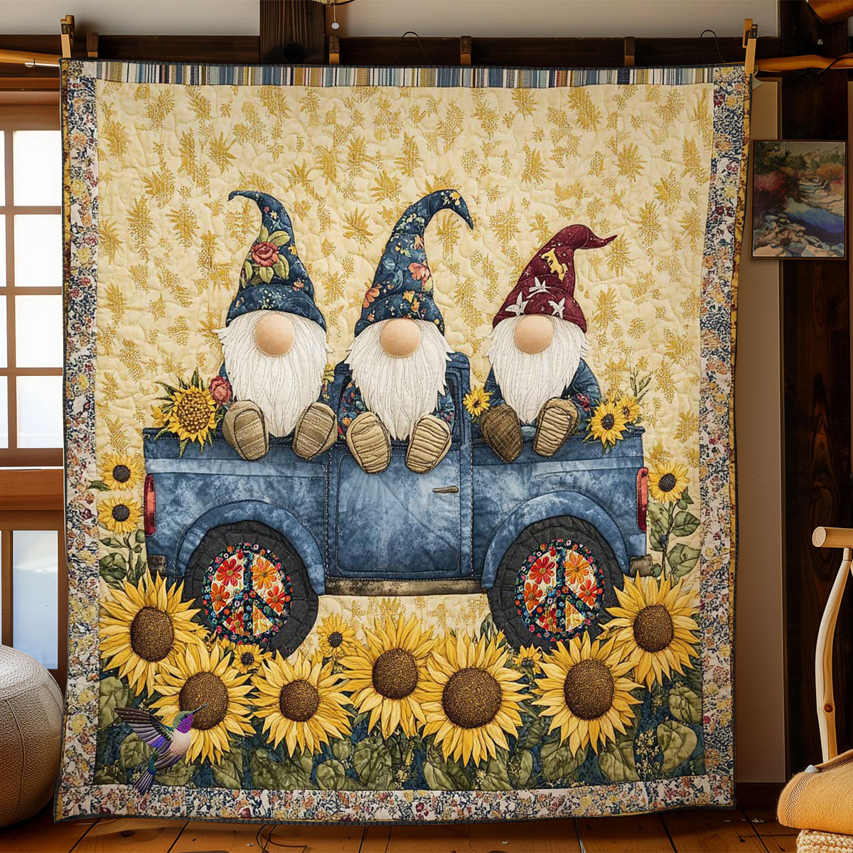 American Dream Gnome WN2811056CL Quilt