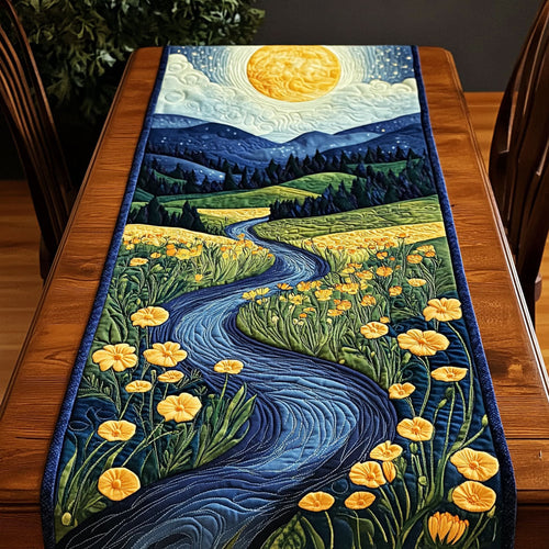 Golden River Bliss CP2304044CL Quilted Table Runner