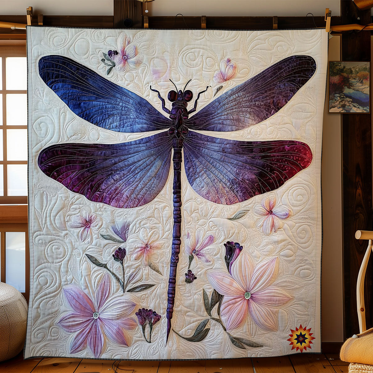 Dragonfly WY2611006CL Quilt