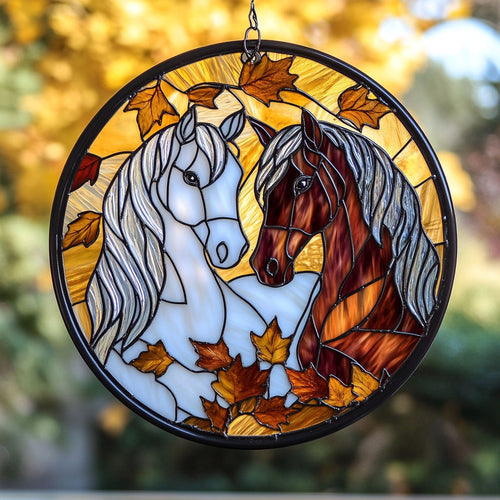 Horse WU2410062CL Stained Glass Suncatcher