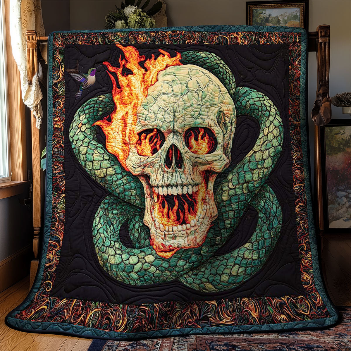 Inferno Skull Wrap WN0712024CL Quilt