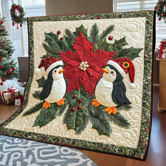 Christmas Penguin WP2611004CL Quilt