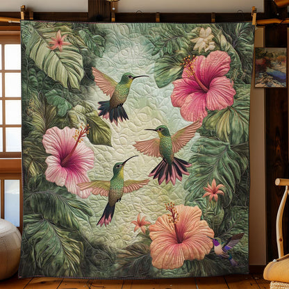 Blooming Hummingbird WN0811003CL Quilt