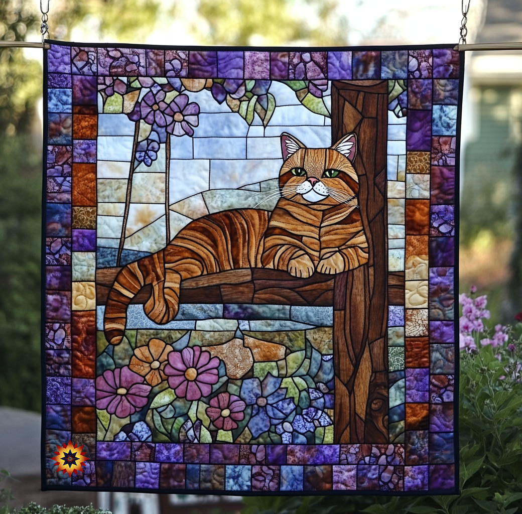 Artistic Cat YR2312049CL Quilt