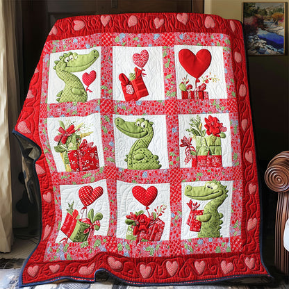 Crocodile Valentine WX0302011CL Quilt
