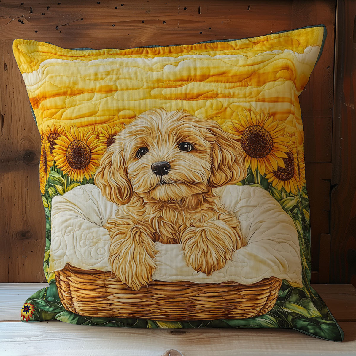 Puppy WY0312129CL Quilt Pillow Case