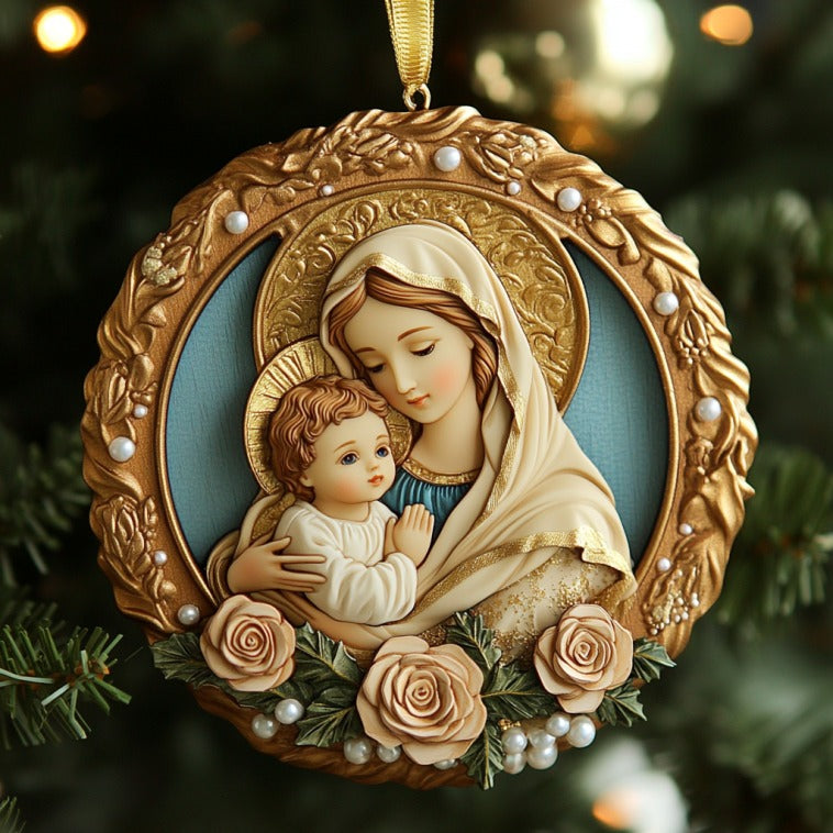 Divine Love XR1610007CL Christmas Ornament