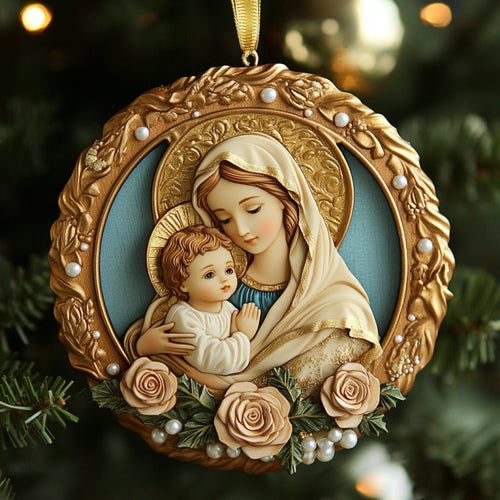 Divine Love XR1610007CL Christmas Ornament