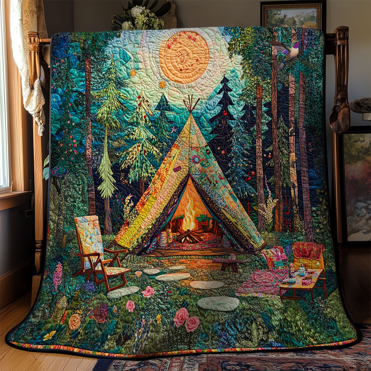 Tent Camping WY1811038CL Quilt