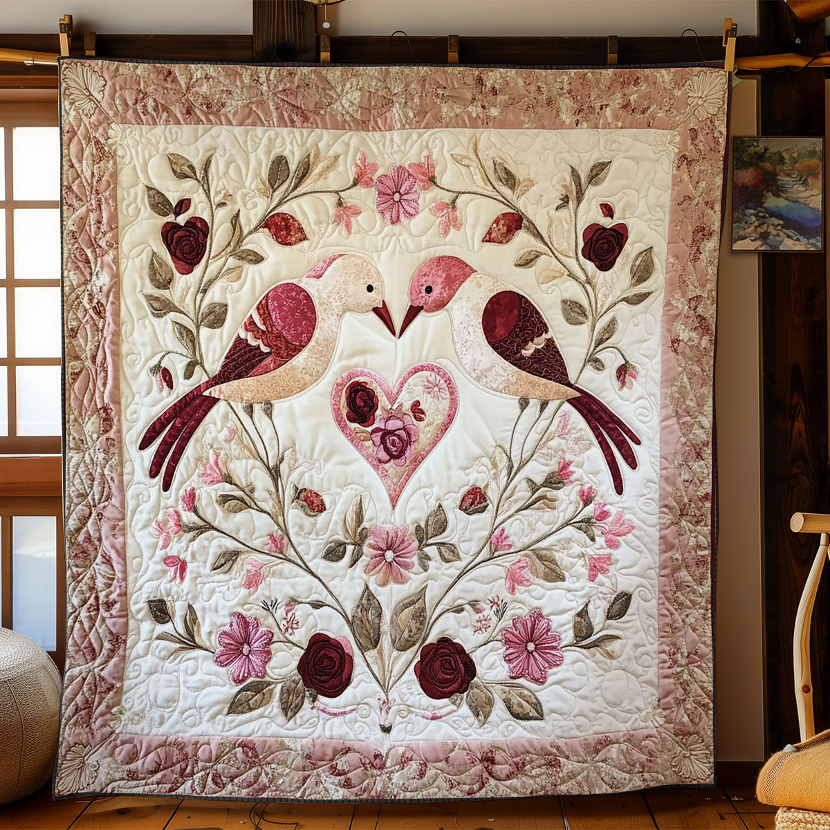 Romantic Garden WY1502016CL Quilt