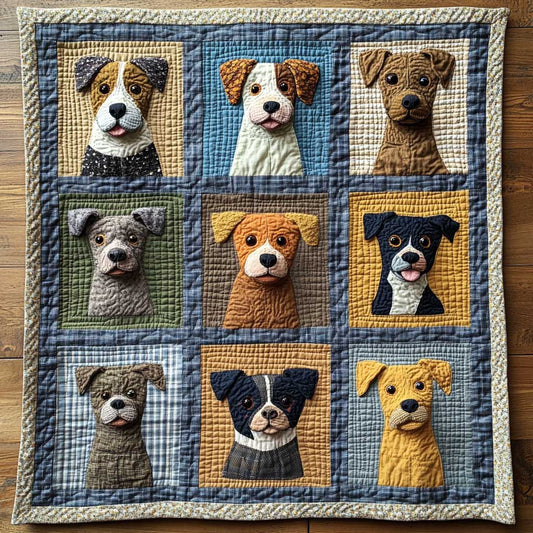 Charming Dog Patches WN2709125CL Quilt