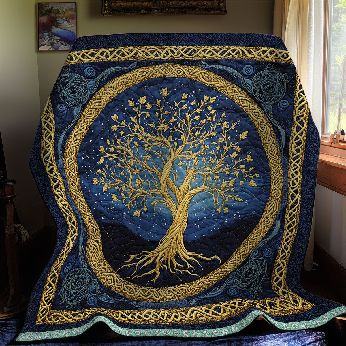 Golden Tree Elegance WX1212029CL Quilt