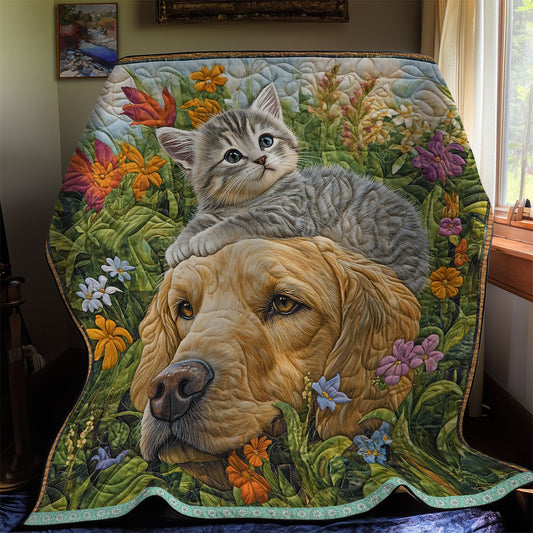 Golden Retriever Cat WT0710022CL Quilt