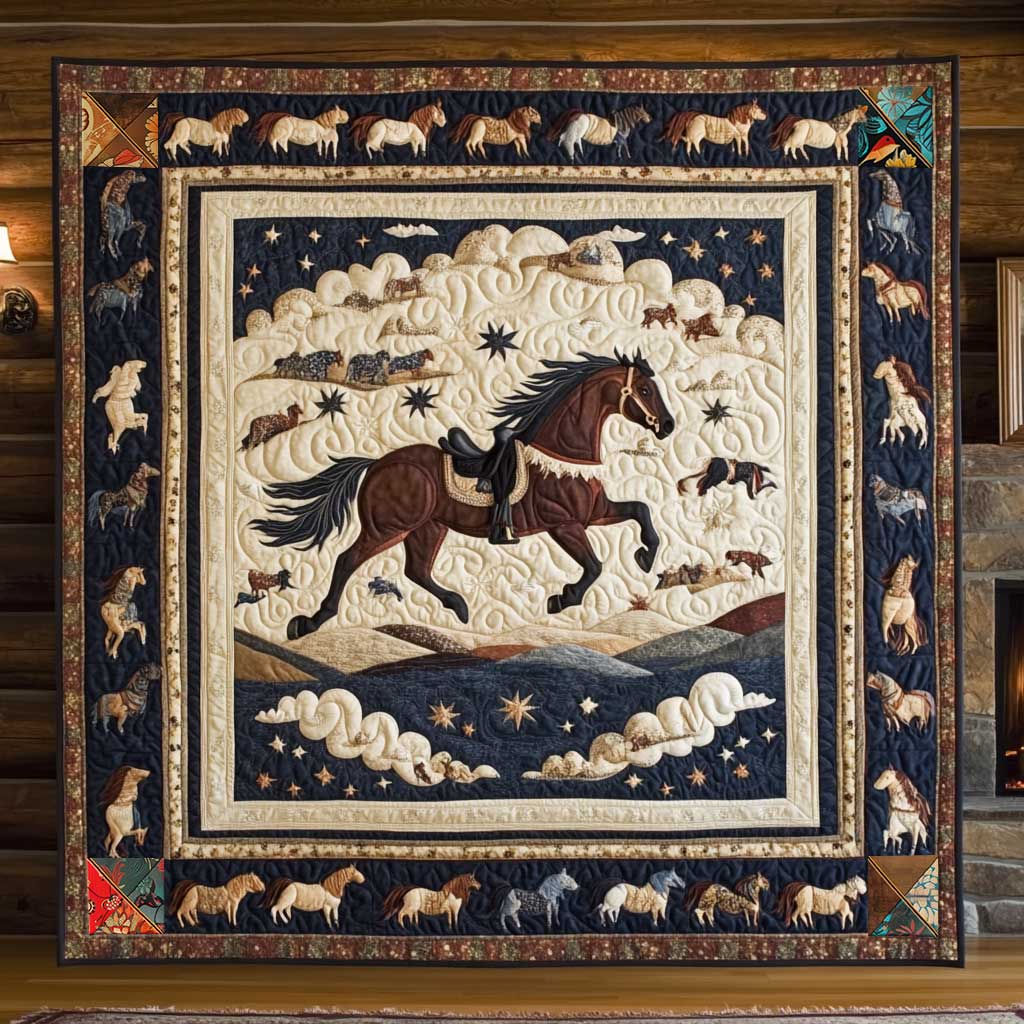 Horse Freedom WN2410054CL Quilt