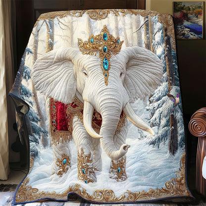 Snow Elephant WY0512025CL Quilt