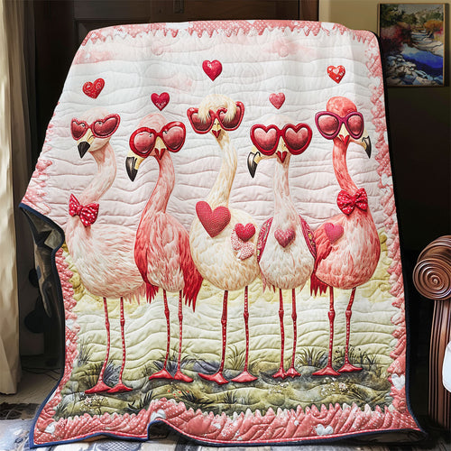 Flamingo Valentine WX0302020CL Quilt