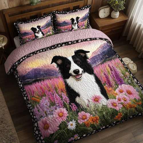 Border Collie Happy WT0703078CL Duvet Cover Set