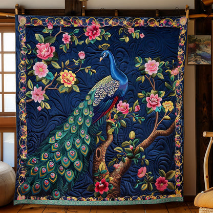 Flower Peacock WJ2309010CL Quilt